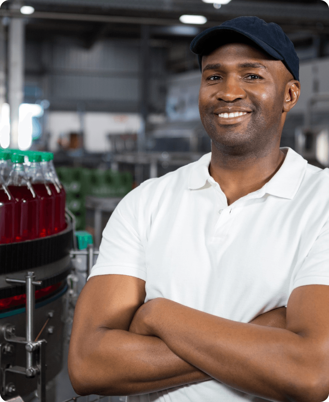 oil palm factory man